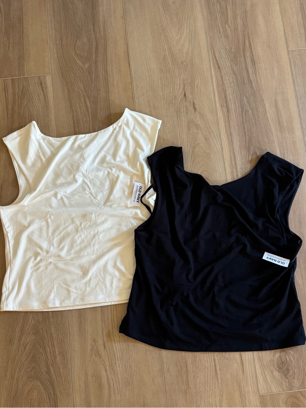 NWT Old Navy Double-Layer Tie-Back Tops XL Lot of 2